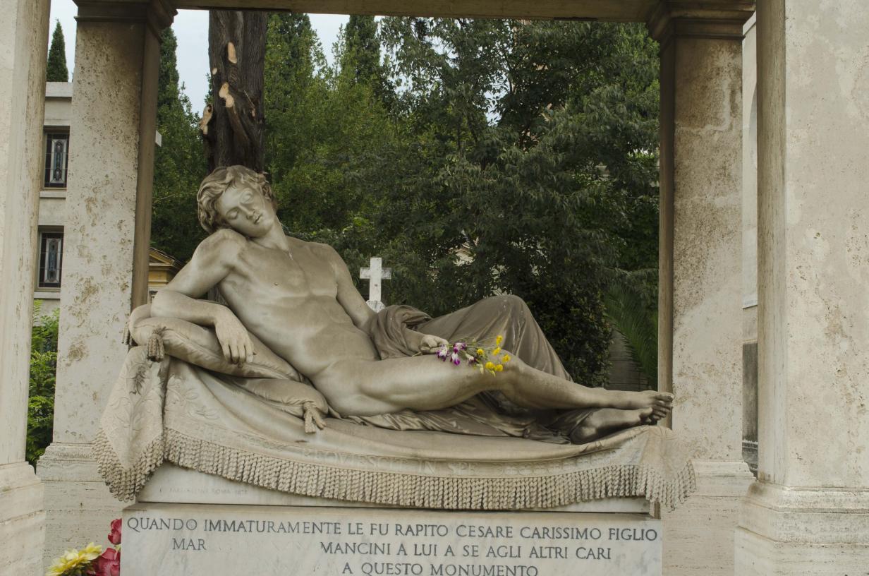 cimitero monumentale del Verano Cogito ergo adsum